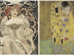 natural motifs in Art Nouveau