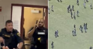 Wilmer-Hutchins High School shooting: dispute between students leads to five to six gun shots fired and 17 year old male shot in the leg. 